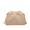 Miniatyrbild 1 av 10: Molnryggsäck 2024 ny stil väska dam ko läder skrynklig dumpling väska dam handväska axelväska MJ51 Khaki Khaki Khaki Khaki 22*9*14cm