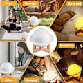Miniatyrbillede 4 af 5: Luftfugter LED Nattelys USB Genopladelig 3 Farver Atmosfære Lys Gaver