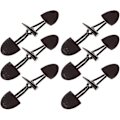 Miniatyrbillede 1 af 3: 6 par læderknapper Horn Toggle Duffle knapper til frakke kaffespænde spænde Fancy knapper - Brun