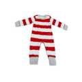 Miniatyrbillede 4 af 5: Julefamiliens Matchende Tøj Julepyjamas Sæt Mor Far Børn Søn To Dele Outfits Røde Stribede Pyjamas Nattøj 3-4Y Kid