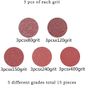 Pikkukuva 3 / 5: Hiomarakonehihna 25 x 762 mm | 15 kappaletta hiomarakonehihnaa | Hiomarakonehihnasarja 3x karkeus 80/120/150/240/400 kpl hihnahiomakoneille