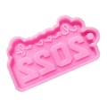 Miniatyrbillede 2 af 4: 1/3 stk. 2022 2023 2024 Nøglering Uv Krystal Epoxy Form Vedhæng Silikoneform 2024