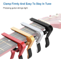 Miniatyrbild 4 av 5: 2-pack gitarr capo i aluminiumlegering, universell gitarr capo för akustisk, klassisk och elektrisk gitarr, ukulele, bas, banjo (blå)