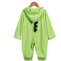 Miniatyrbild 1 av 3: Nyfödd Spädbarn Baby Pojke Flicka Dinosaur Huvad Romper Jumpsuit Pyjamas Green 3 Months