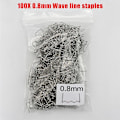 Miniatyrbillede 1 af 5: Varme hæfteklammer til reparation af plastsvejsere Varmsvejsning 0,6 mm/0,8 mm 100x Wave type 0.8mm