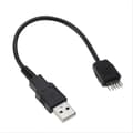 Miniatyrbilde 1 av 5: 9-pin USB-header til USB-kabel, USB 2.0 Type A hann til 9-pin hann