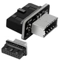 Miniatyrbillede 3 af 5: USB 3.0 intern header til USB 3.1/3.2 Type C front Type E adapterkonverter A