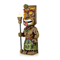 Miniatyrbillede 2 af 5: Holdbar harpiks Maya Totem Dekoration Lys til pool, terrasse og hus
