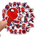 Pikkukuva 3 / 5: 35 kpl Spiderman Irrotettavat Vedenpitävät PVC-Tarrat Tarra DIY Matkatavaroiden Jääkaapin Koristelu 35pcs