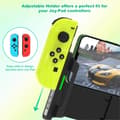 Miniatyrbillede 5 af 5: Mobil Spilcontroller Gaming Grip Håndtag Adapter Passer til /Oled til IOS Android Gaming Holder Black