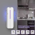 Miniatyrbilde 4 av 5: Bug Zapper Silent Myggdreper Fruktfluefeller For Innendørs, Innendørs Plug-in Fluefelle For Fluer, Fruktfluer, Eu-plugg (hvit)