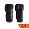 Miniatyrbild 4 av 4: 2-pack Max Loading 5/10kg Justerbar Handledsväst Oxford Justerbar Ankelväst Träningsvikt Lastning 10kg