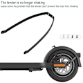 Miniatyrbild 3 av 5: Fäste för 4 Mi4 Pro Elektrisk Scooter Bakre Hjul Stänkskärm Fäste Fäste med Skruvar Ersättning