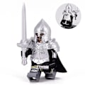 Miniatyrbillede 3 af 4: Kvalitets Høj Herre af Ringene Gondor Soldat Tung Rustning Soldat Midgård Era Byggeklodser