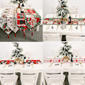 Miniatyrbillede 5 af 5: Julebordløber, til juleaften familiemiddag/feriefest/begivenheder/køkkenindretning Style 6