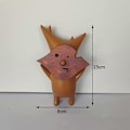 Miniatyrbild 4 av 5: 3 st Koroks Anime Staty Trästaty Dekoration Resin Handgjord Spelälskare Spelrum Dekoration 3