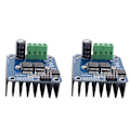 Miniatyrbillede 1 af 5: 2 stk Bts7960 43a Dobbelt DC Trinmotor Driver H-bro Pwm Højtydende Modul Kompatibel Med Ar-d Zy