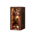 Pikkukuva 1 / 4: 3d Rolife Booknook Kit Kirjatuki Puinen Palapeli Kirjahyllyn Lisäys Led Booknook(, Ikuisuuden Kirjakauppa) Jb51-3