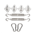 Miniatyrbillede 2 af 5: Markise Hardware Kit 8mm Skygge Sejl Installations Hardware Kit Anti-rust Rustfrit