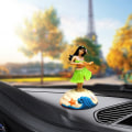 Miniatyrbild 4 av 4: Hula-flicka Dashboard Bobbleheads Skakande Prydnad Figuriner Gåvor Dansande Leksak Hula-dansare Flicka För Hem Bil