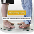 Miniatyrbillede 5 af 5: Aluminiumlegering Lazy Susan drejeskive, Heavy Duty Lazy Susan drejeskive, roterende leje Lazy Susan, glat rundt spisebord (18 tommer)