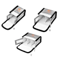 Miniatyrbilde 3 av 5: Batterisikkerhetspose Batteripose Eksplosjonssikker Oppbevaringspose Brannsikker Pose