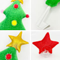 Miniatyrbild 3 av 4: Julbildekorationer för bilar Julgransbilssats Fordon Fönsterprydnader Julbilstyling Present .