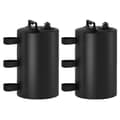 Kraftiga 20L vattenpåsar för tältvikter, 2-pack Black