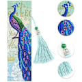 Miniatyrbild 1 av 3: Paket med 5D diamantmålning bokmärken, läder tofsböcker, digitala broderiböcker med T