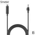 Miniatyrbilde 3 av 3: for STARLINK Mini USB-C til D C Strømkabel 100W med Lamper, Syv Fargelamper (FMY) 3m