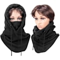 Miniatyrbillede 1 af 5: Sort, multifunktionel hatmaske til vinterens kolde vejr udendørs skiløb motorcykel bjergbestigning vandreture balaclava balaclava