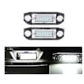 Miniatyrbillede 4 af 4: Par LED Nummerpladelys Til Volvo C70 S40 S60 S80 V50 V60 V70 Xc60 Xc70 Xc90