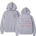 Miniatyrbilde 4 av 5: Rapper Lil Peep Tour Konserthoodie Herre Hip Hop Mote Genser Unisex Casual Lang Arm Hetten Gothic Streetwear Svart L
