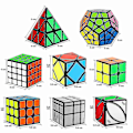 Miniatyrbild 3 av 3: Speed Cube Set, Magic Cube Bundle 2x2 3x3 4x4 Pyramid - Leksakspusselkub för barn och vuxna Set med 8 från Yaying