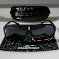 Miniatyrbillede 1 af 4: \"Herre Solbriller Mode Carrera Ruthenium Pilot Gradient Linse Briller+æske\" Red Black