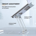 Miniatyrbillede 2 af 5: Justerbar bærbar computer stand - Justerbar aluminiumsstand, kompatibel med bærbare computere (sølv)