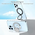 Miniatyrbillede 3 af 3: Telefonholder Finger Kickstand Retractable 360° Rotation Tynd Mobiltelefon Bag Grip Foldable Mobiltelefon Stativ
