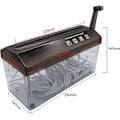 Miniatyrbilde 2 av 5: A4-papirshredder, manuell dokumentshredder for kontor, skole, hjem, bærbar shredder for papir og dokumenter