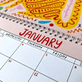Miniatyrbild 2 av 5: 2024 Kalender, 2024 Kitty Kalender, Katt Väggkalender 2024, 12 Månaders Katt Kalender Gåvor För Kattälskare 2Pcs