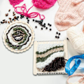Miniatyrbillede 3 af 5: Trævæv Loomss, Mini Maker Diy Håndstrikningsmaskine, Gobelin Loomss Trævæv Loomss Til Gobeliner, Tørklæder, Tøj, Hatte Og Mere