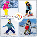 Miniatyrbillede 4 af 5: Holdbare skispidsforbindelser til børn begyndere - Lær hastighedskontrol, forbedre færdigheder - Snowboardtilbehør