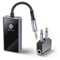Miniatyrbillede 2 af 5: Bluetooth 5.2-sender, 3,5 mm AUX-stik og Bluetooth-modtager
