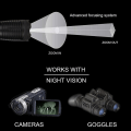Miniatyrbilde 2 av 5: Ir 940nm lommelykt, infrarød LED-illuminator zoomable infrarød lommelykt med konveks linse for nattsynjakt - brukt med nattsynsenhet