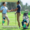 Miniatyrbild 3 av 5: Golfhandduk för män - Skrubbduk Rengöringsduk, Mikrofiberhandduk med roligt tryck, Golfduk 16x24 tum för golfväskor, Golftillbehör