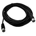 Miniatyrbillede 4 af 5: 8-polet DIN Han til Han Højttaler Audio Kabel Adapter til Overvågning Bilcomputere TV Ny