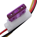Miniatyrbild 5 av 5: Kontroll för LED-varselljus för bilar, automatisk dimmerrelä för DRL, på/av-strömbrytare (varselljuskontroll).