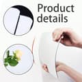 Miniatyrbild 4 av 5: Self-adhesive mirror with rounded corners for the home, full-length mirror with high resolution and foldable telescopic function, soft acrylic wall