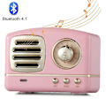Pikkukuva 1 / 5: Kannettava Bluetooth-retrokaiutin, langaton minivintagekaiutin, jossa on rikas B