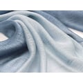 Miniatyrbild 3 av 3: Sjal för kvinnor Bomullssjalar i siden Elegant Gradient Färg Lättviktig Mode för Vår Vinter Halsdukar Sjalomslag blue