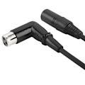 Pikkukuva 4 / 5: Xlr-kaapeli Mikrofoni Äänikaapeli Pistoke Oikea Kulma Xlr Naaras Uros Kaapeli 6 Jalkaa